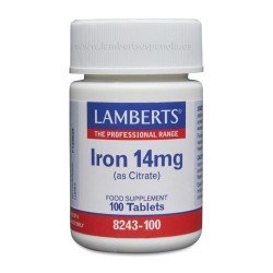 Hierro 14Mg Vegan 100comp Lamberts